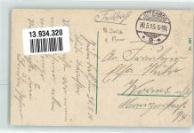 14913 O1700 Jüterbog 1915 - Schillerstraße Schillerschule-Realschule