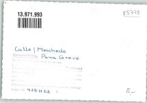 59872 W5778 Calle , Kr Meschede FOTO KEINE AK Pension Grewe Ort handschriftlich