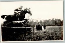 W8398 Anzing Hindernisreiten Privatfoto AK