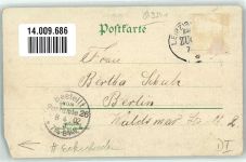 09496 O9341 Lauterbach , Erzgeb 1902 Gebrauchsspuren Lithographie Bahnof Schule Gasthaus Zwoch Rittergut Bahnpost Eckschaden