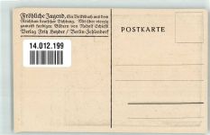 W1000 Zehlendorf Fröhliche Jungend, ein Volksbuch aus dem Reichtum deutscher Dichtung sign. Schiestl Heyder Verlag Werbung Druckerzeugnis Künstlerkarte