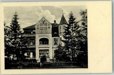 18225 O2565 Brunshaupten Kühlungsborn, Ostseebad Foto AK Pension Hubertusburg M. von Knoblauch