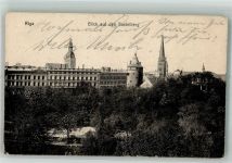 Riga 1917 Foto AK Feldpost WK I Basteiberg
