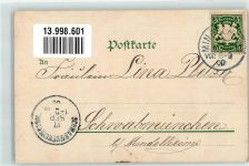 87719 W8948 Mindelheim 1900 Lithographie Denkmal Säule Marktszene Maximilian Straße