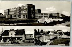 21435 W2093 Stelle , Kr Harburg - Feinkost Rieckmann VW Käfer Schwimmbad Schule