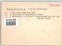 71364 W7057 Winnenden , Württ KEINE AK Fliegeraufnahme Original aufmontierte Verlagsmusterkarte