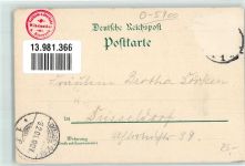 99819 O5901 Wilhelmsthal b Eisenach, Thür 1901 Lithographie Winter