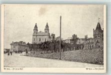 Wilna Vilnius 1915 Foto AK Feldpost WK I Württ.Pionier-Komp. 58. Inf. Div.
