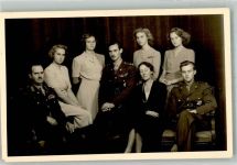Die Großherzogliche Familie Adel Luxemburg 1949 Foto AK
