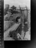 52396 W5169 Heimbach , Eifel GLASNEGATIV Burg