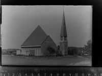 45711 W4354 Horneburg , Westf GLASNEGATIV Kirche