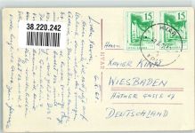 Hvar Lesina 1961 Foto AK Hafen Ort lt. Stempel