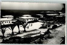 Alicante 1960 Foto AK Pension Bremers Bungalows