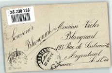Oviedo Uviéu 1910 Winter Marke Bildseitig Ort lt. Stempel