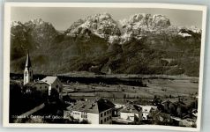 9991 Dölsach 1934 Foto AK Kirche Dolomiten
