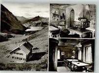 Ravensburger Hütte Foto AK Gasthaus Berghütte