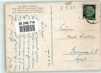 Lazne Teplice nad Becvou Bad Teplitz 1940 Gebrauchsspuren Stadttheater leuchtbrunnen