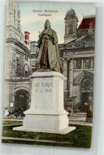 Southport 1909 Foto AK Denkmal Queen Victoria 1837-1901