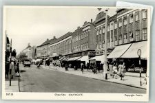 London Foto AK Southgate Geschäft Chase Side