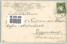 Zwei kleine Kinder in bayerischer Tracht küssen sich Neujahr Künstlerkarte Döcker, E. 1914 Gebrauchsspuren