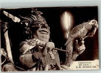 Nice Nizza Wagenfigur S.M. Carnaval LII mit Papagei Karneval