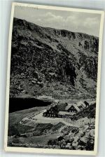 Kleine Teichbaude Foto AK Riesengebirge