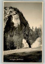 5340 Sankt Gilgen Foto AK Steinklüfte