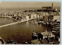 Piran Pirano 1955 Gebrauchsspuren Hafen