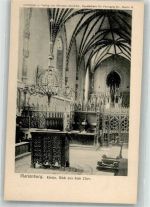 Marienburg Malbork Foto AK Kirche innen