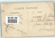 92130 Issy-les-Moulineaux 1913 Gebrauchsspuren Grupppenfoto Kinder Musikkapelle Briefmarek bildseitig