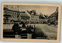 3300 Amstetten Gebrauchsspuren WK II Adolf Hitler Platz Omnibus Auto