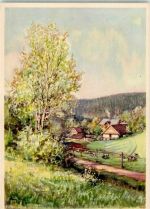 36433 O6200 Bad Salzungen Künstlerkarte Der Grundhof