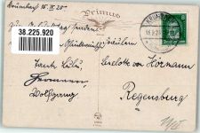 Kleines Kind mit Glücksklee auf einem Kleeblattfeld Primus 1928 Künstlerkarte