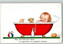 WK II Kind Hund WSBS 8528 Wills, J. Gebrauchsspuren