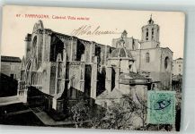 Tarragona Foto AK Kathedrale Marke bildseitig