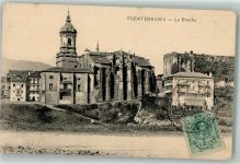 Fuenterrabia Hondarribia Foto AK Kirche Marke bildseitig