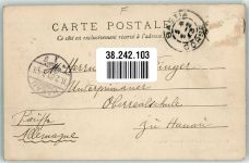 20200 Bastia 1903 Foto AK Palce Saint-Nicolas le 14. Juli 1902