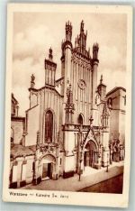 Warschau Warszawa 1935 Foto AK Kirche Sw. Jana