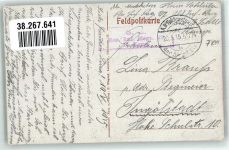 51600 Sommepy-Tahure 1915 Foto AK Feldpost WK I 54-Inf.Div. Trümmer