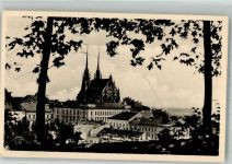 Brno Brünn 1947 Foto AK Kirche