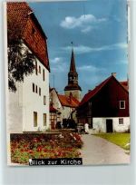 31848 W3252 Bad Münder am Deister FOTO KEINE AK Blick zur Kirche