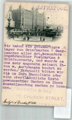 Liverpool 1898 Foto AK St. Georg´s Square