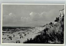 Henkenhagen Ustronie Morskie 1934 Foto AK Schwimmbad Strand