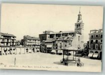 Segovia Foto AK Plaza Mayor Kirche San Miguel