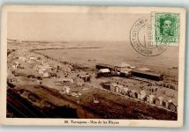 Tarragona 1930 Foto AK Schwimmbad Strand Marke bildseitig