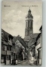 37574 W3352 Einbeck 1909 - Pastorenstraße und Marktkirche