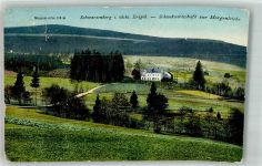 08340 O9430 Schwarzenberg /Erzgeb. Gebrauchsspuren Schankgasthaus zur Morgenleithe