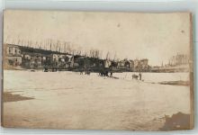 Winter Trümmerort Westlicher Kriegsschauplatz