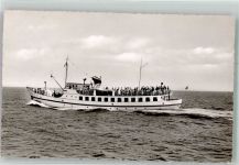 W2972 Borkum Passagierdampfer Westfalen Seebäderschiff Foto AK