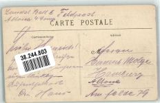 59600 Maubeuge Foto AK Geschäft La Palace Mabuse Feldpost